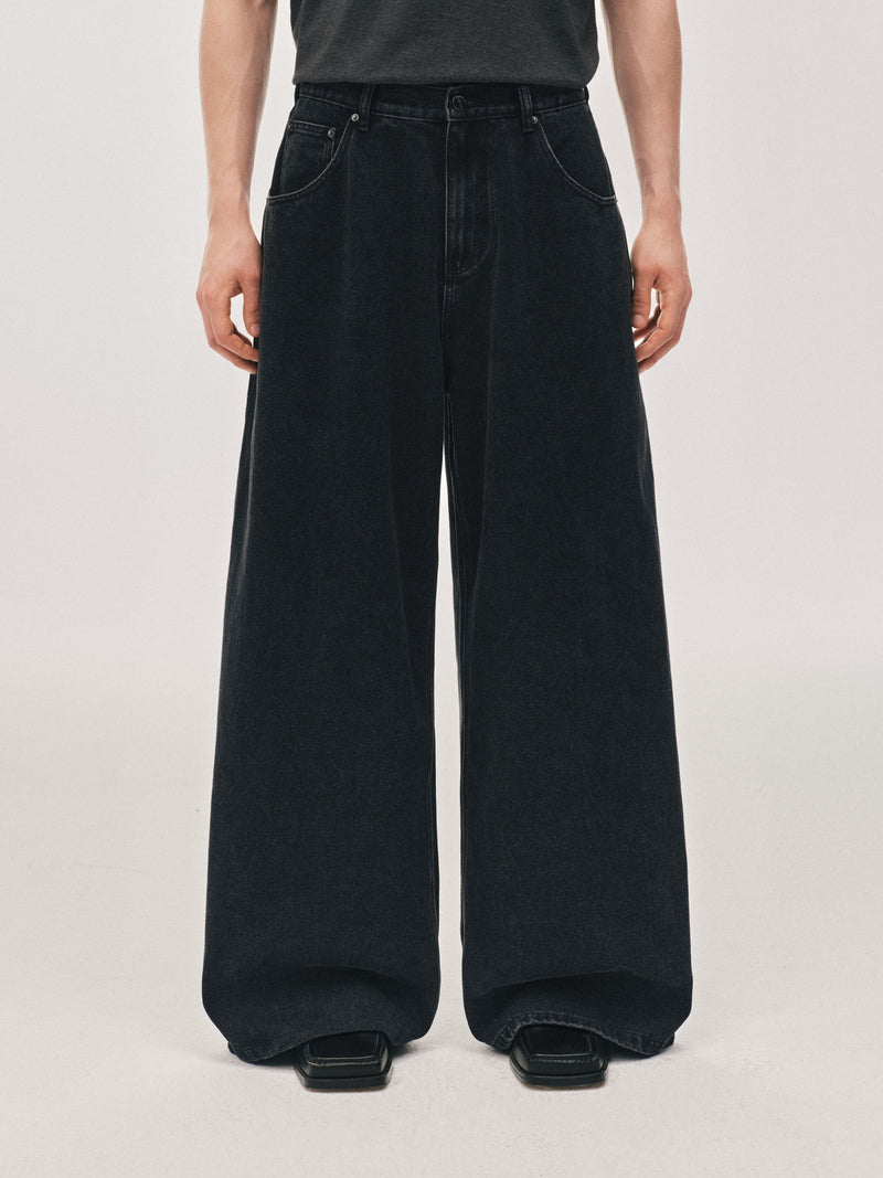 Pantalones Vaqueros de Mezclilla Columna 02