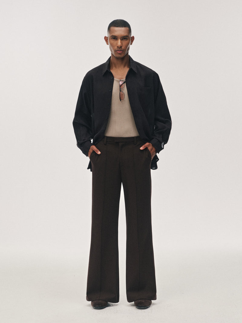 Pantalones campana suaves