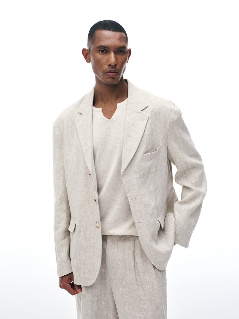 'After Hours' Blazer de Lino