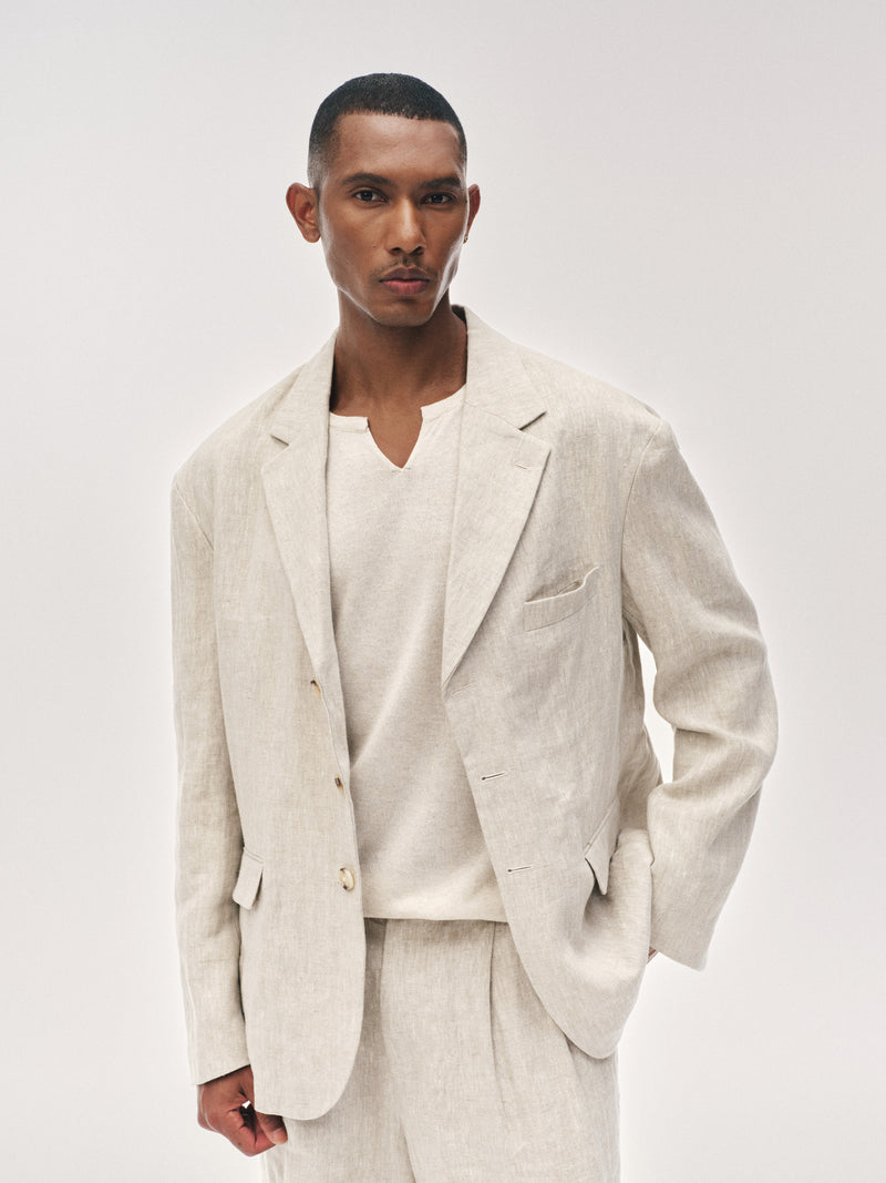 'After Hours' Linen Blazer