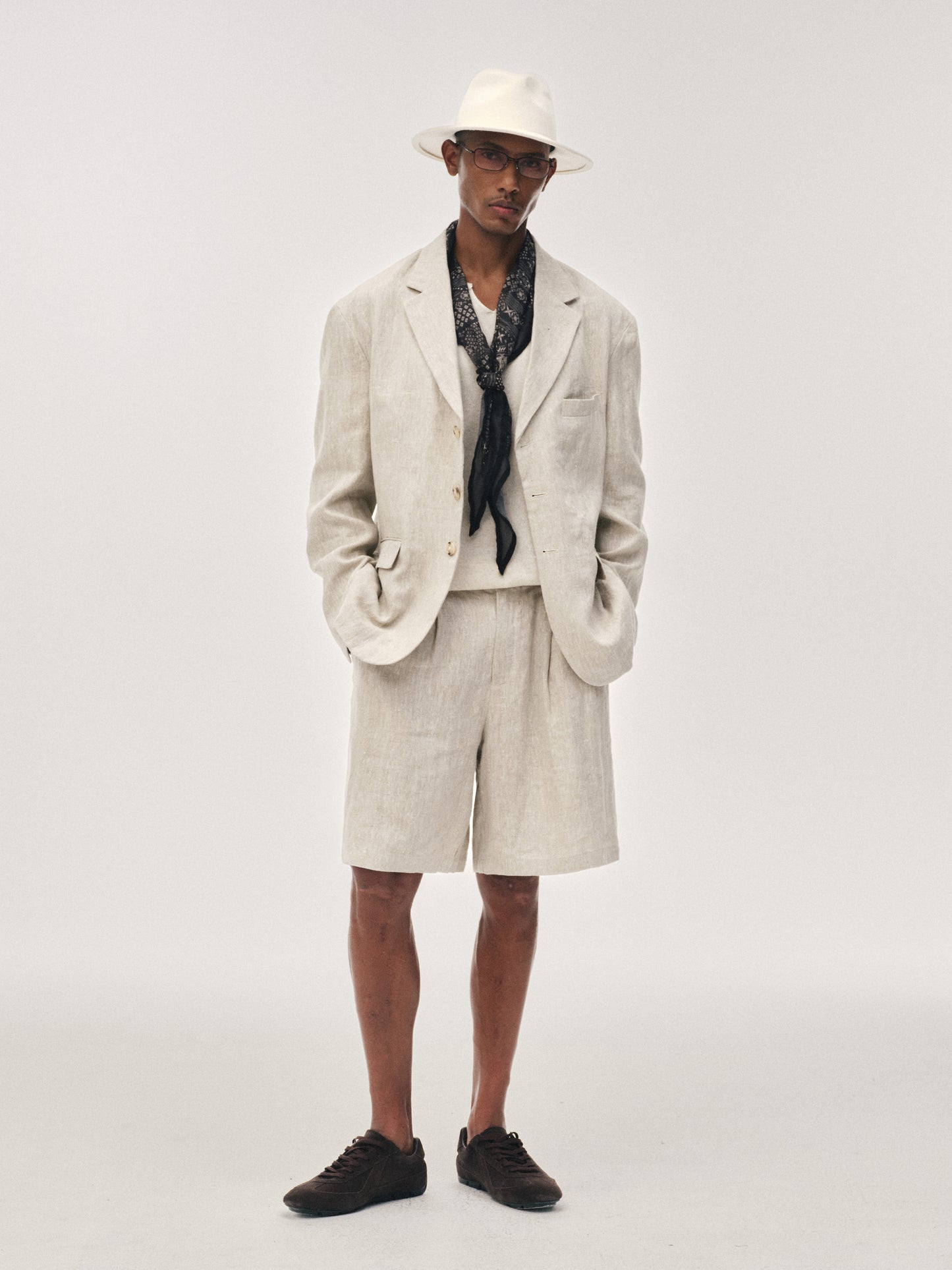 Leinen-Shorts „After Hours“