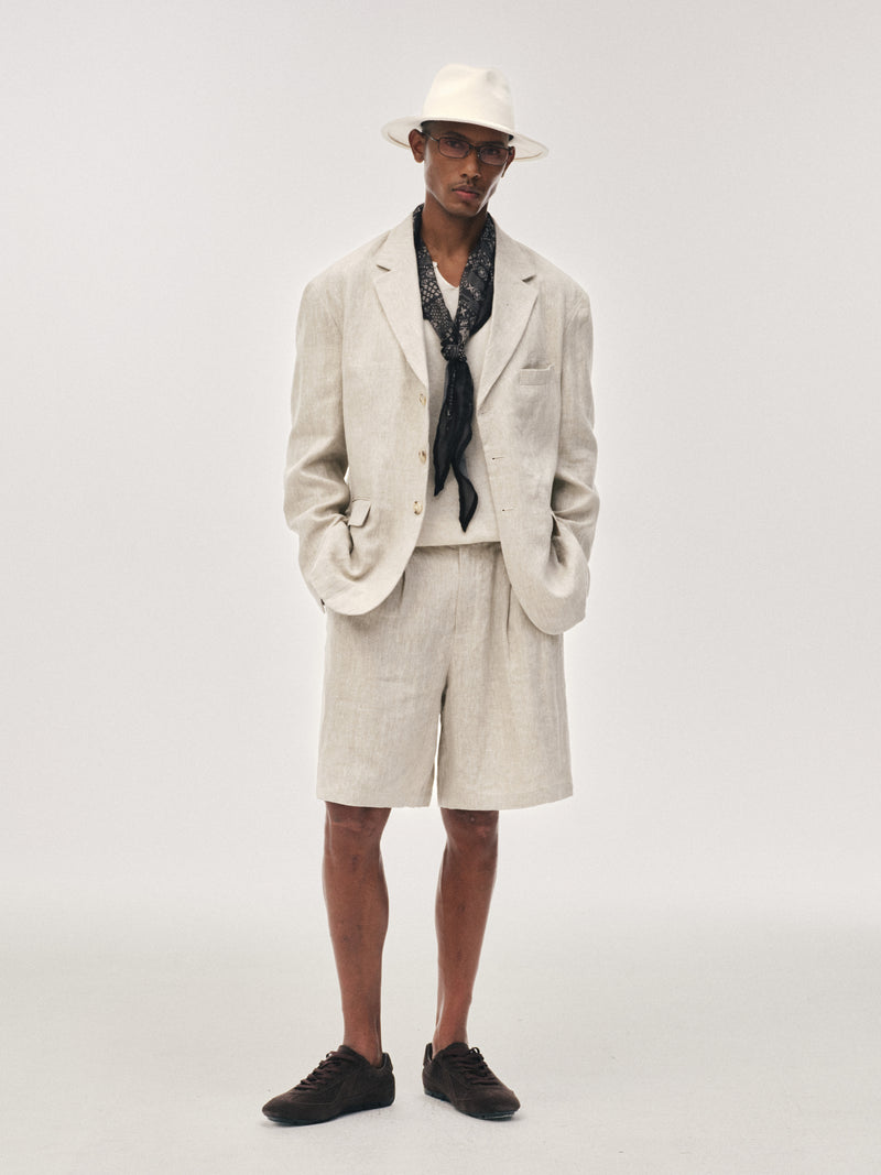 Leinen-Shorts „After Hours“