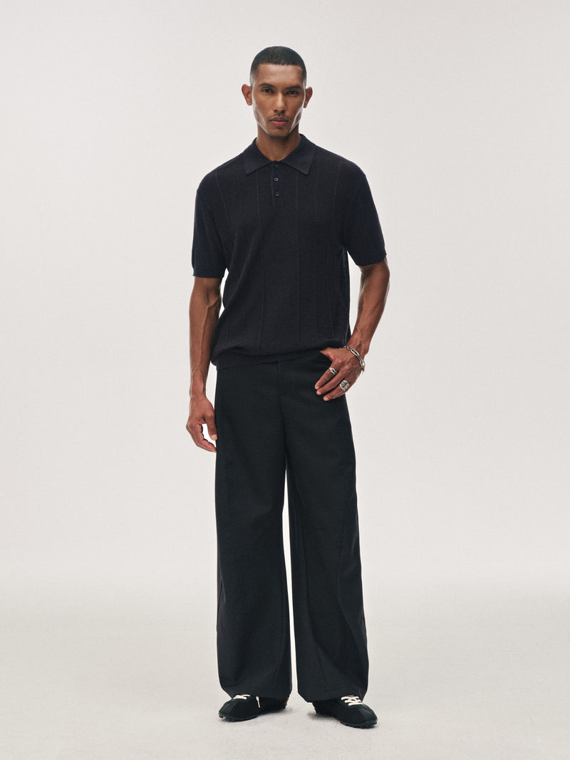 Folded Panel Trousers