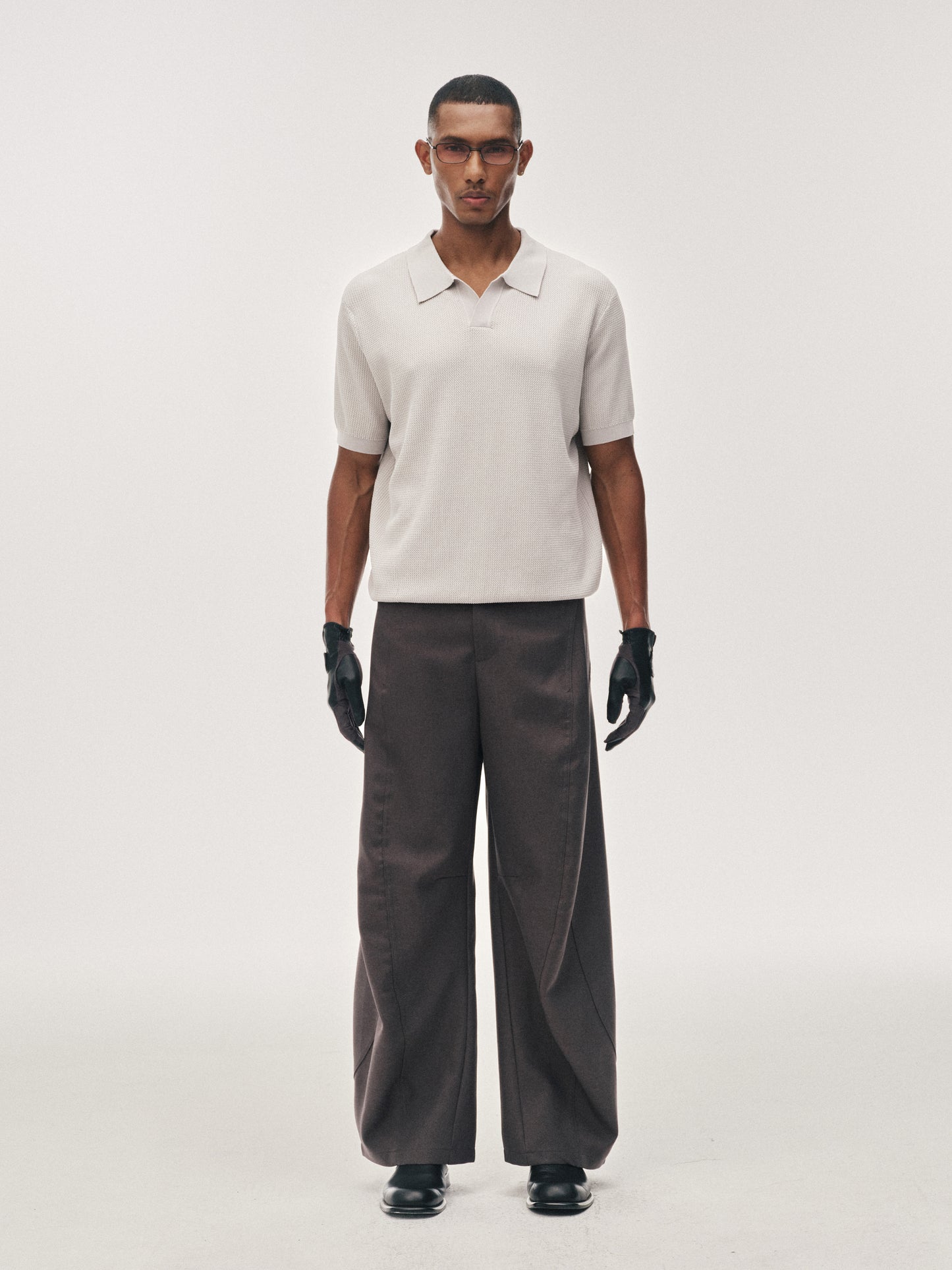 Folded Panel Trousers