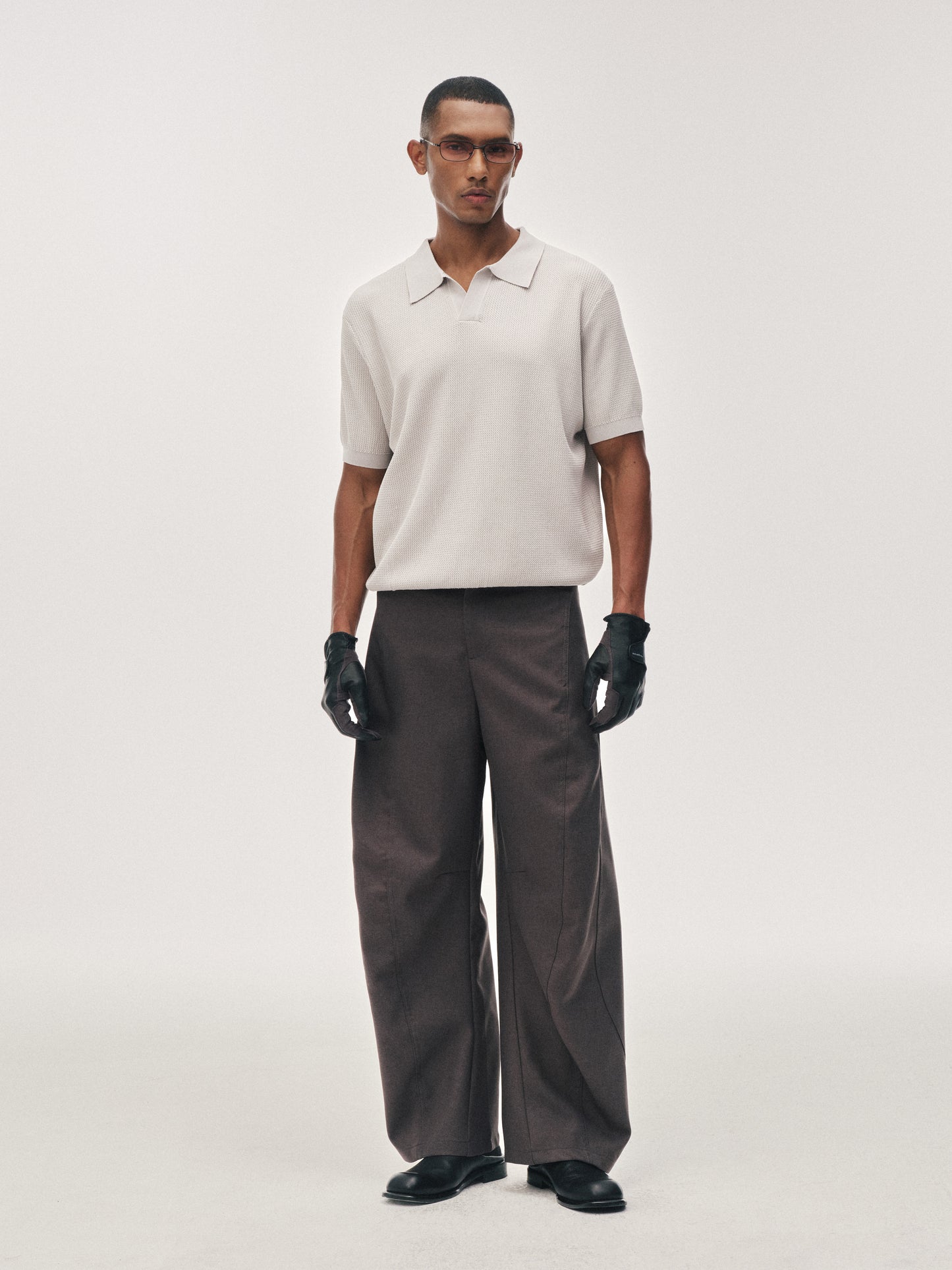 Folded Panel Trousers