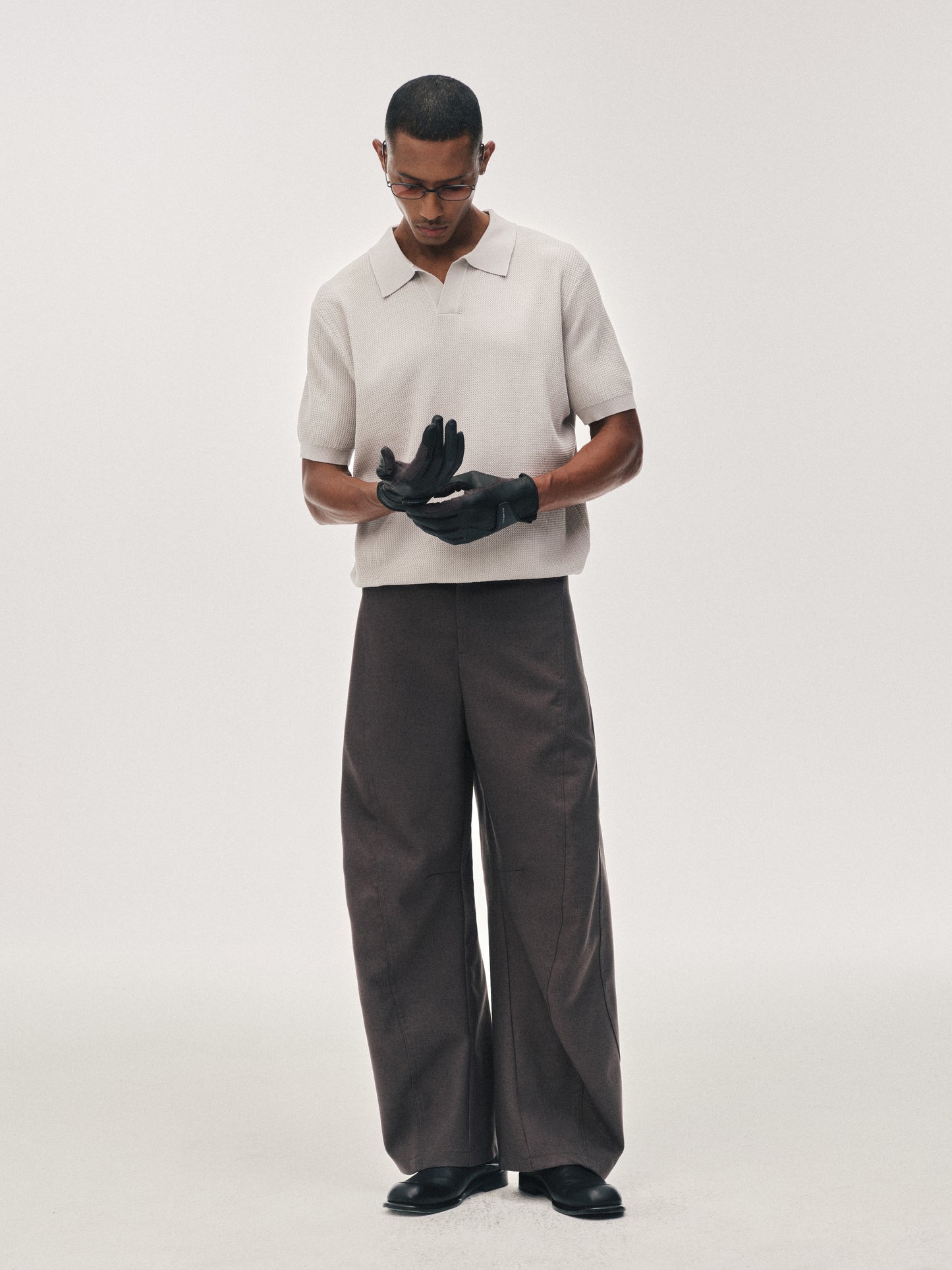 Folded Panel Trousers