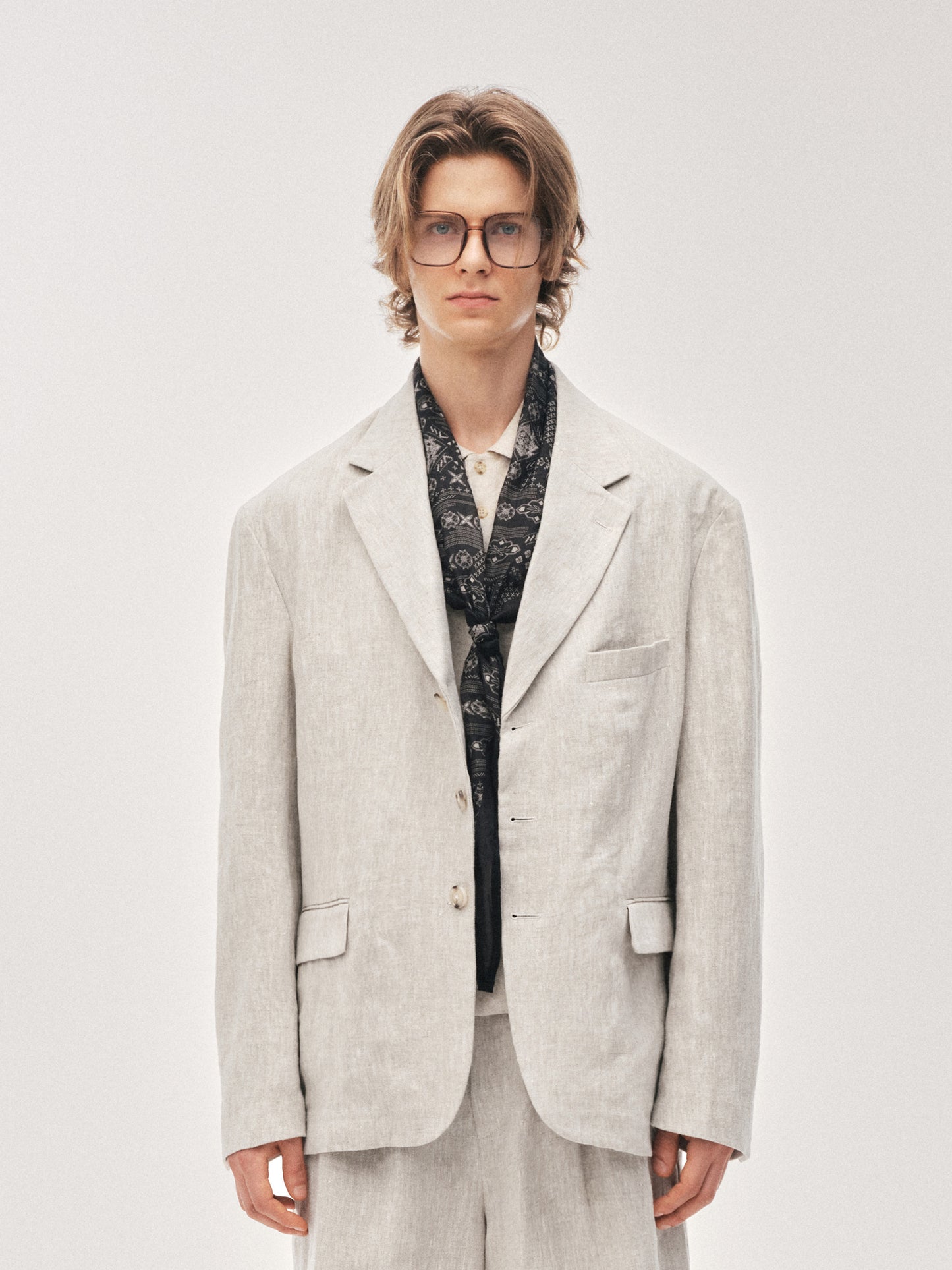 'After Hours' Blazer de Lino