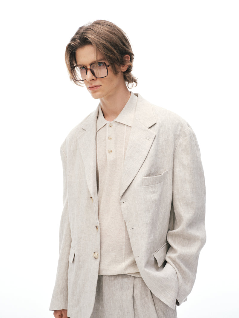 'After Hours' Blazer de Lino