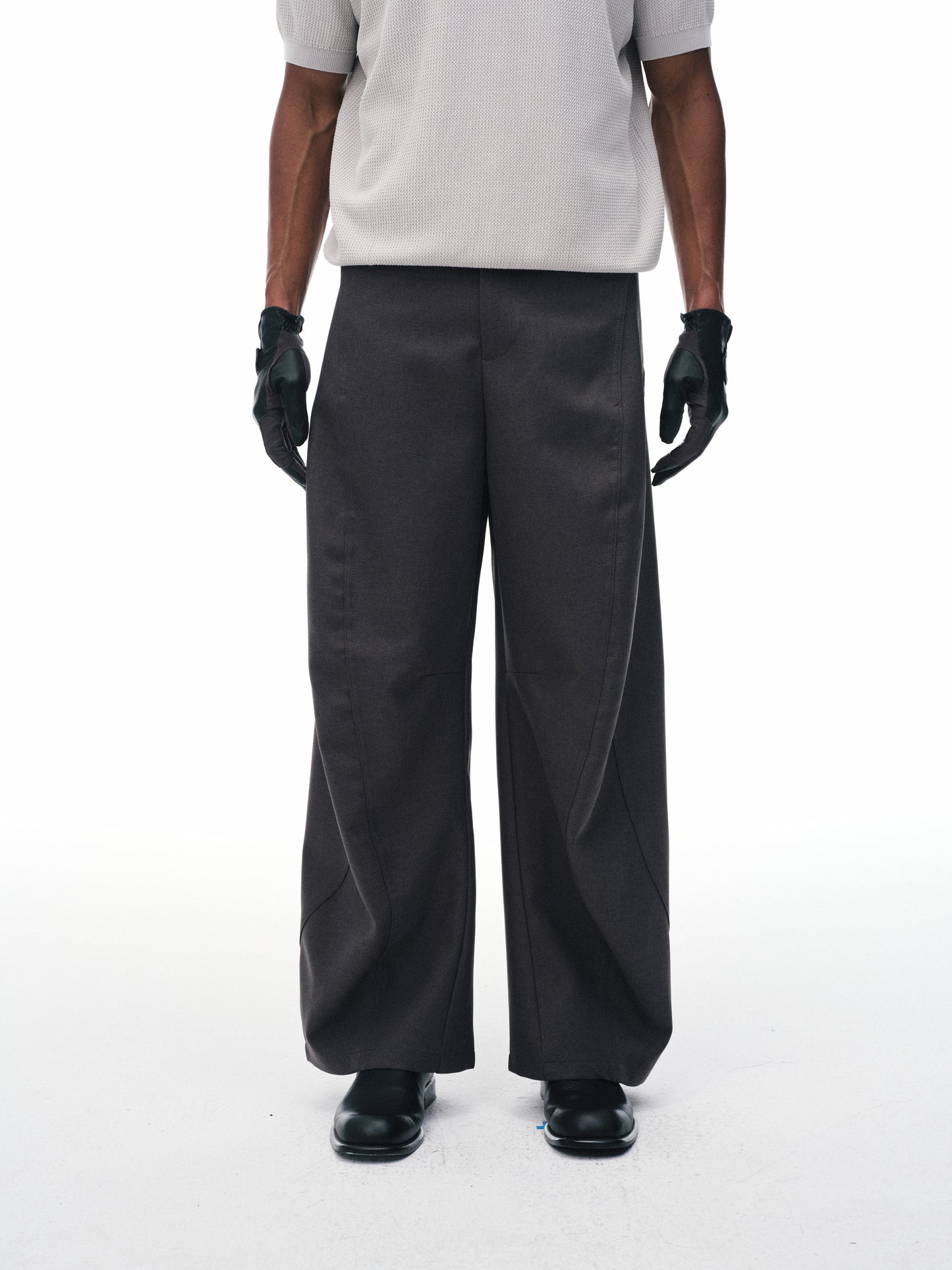 Folded Panel Trousers