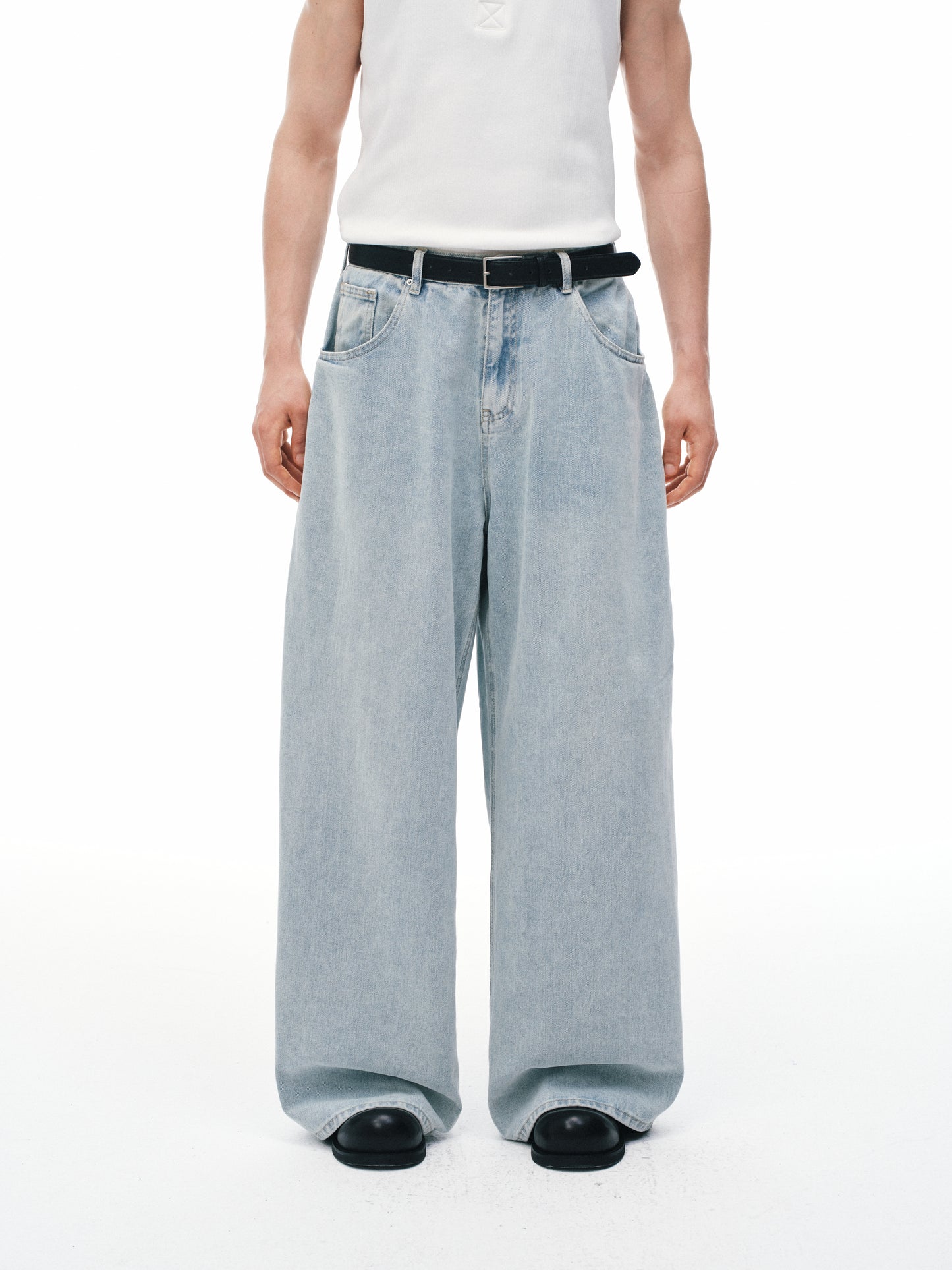 Jeans a Colonna in Denim 01