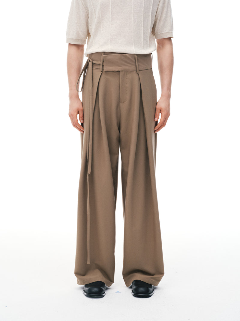 Pantalons drapés