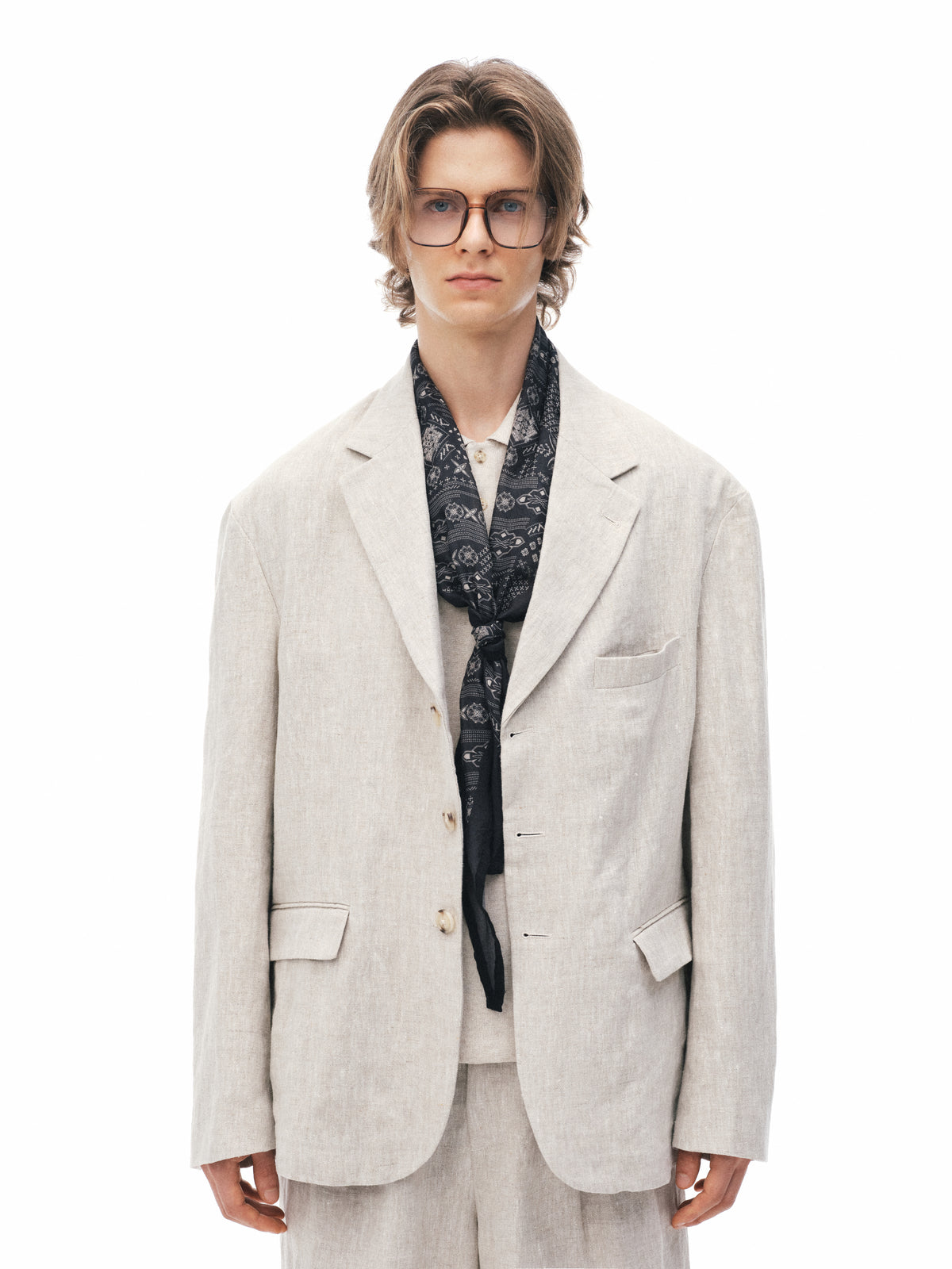 'After Hours' Linen Blazer