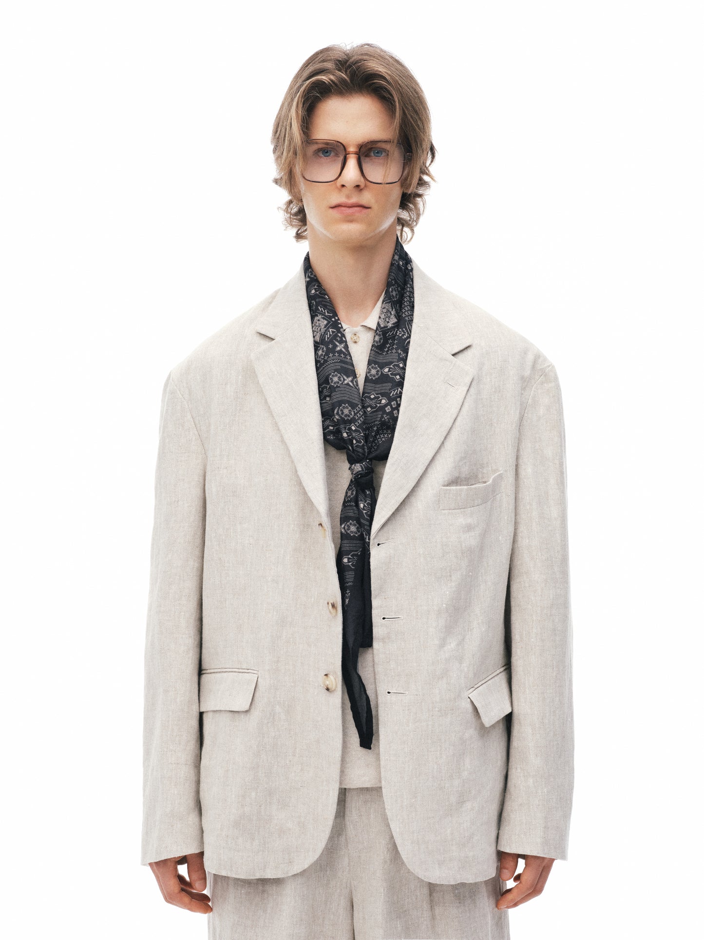 'After Hours' Linen Blazer