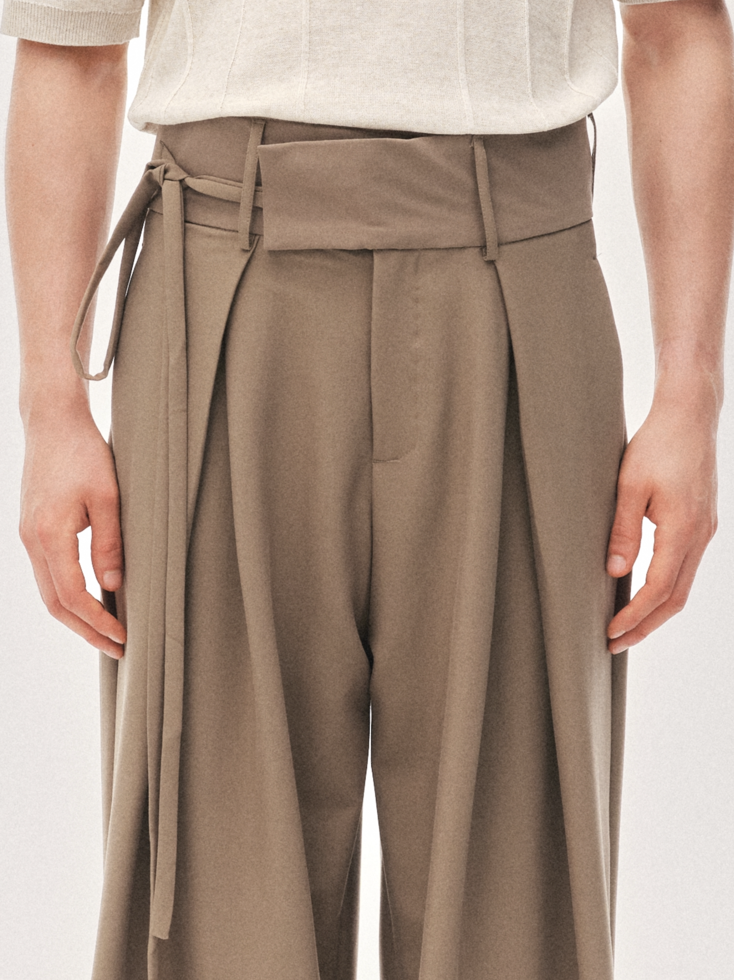Pantalons drapés