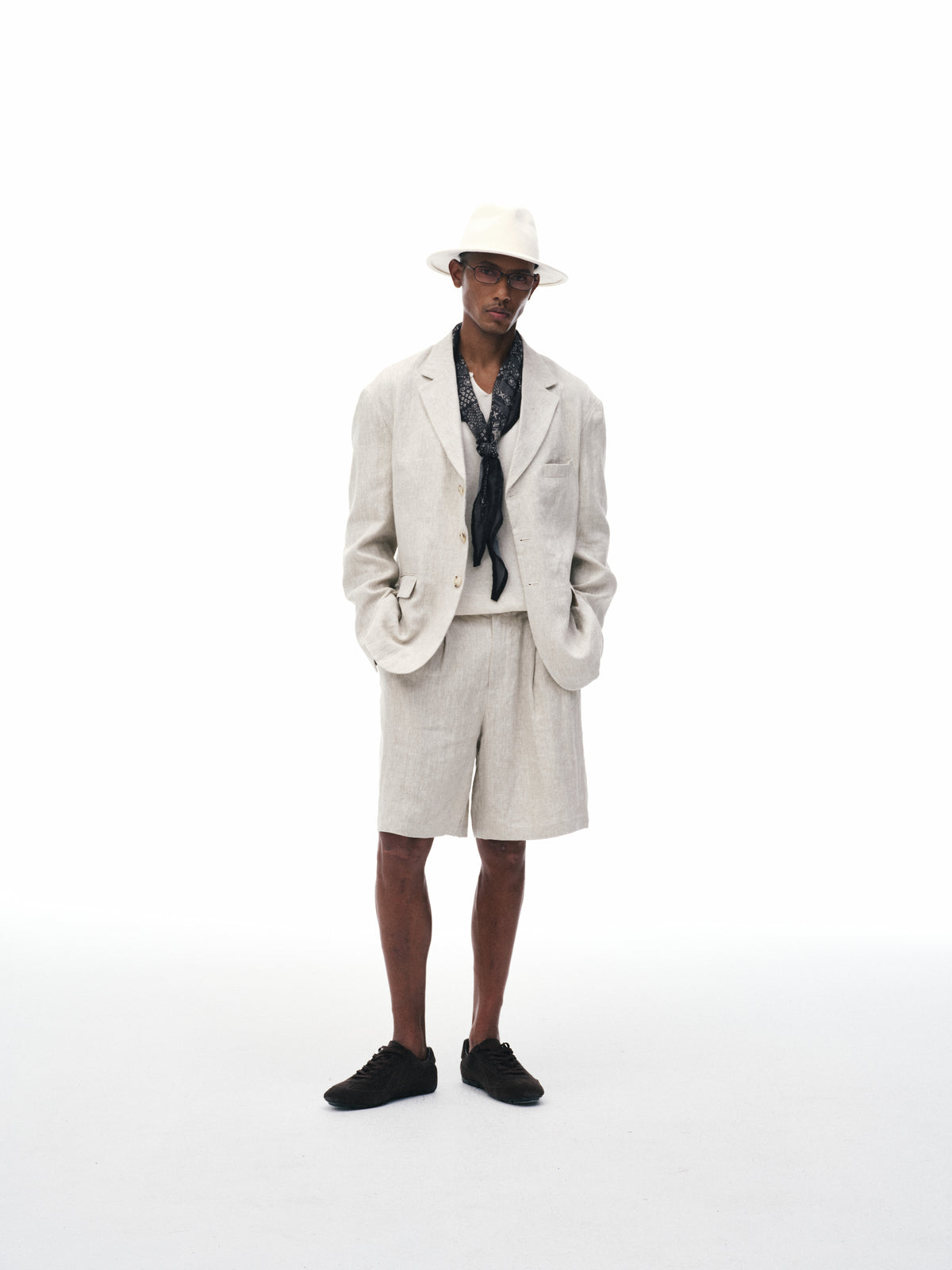 'After Hours' Linen Shorts