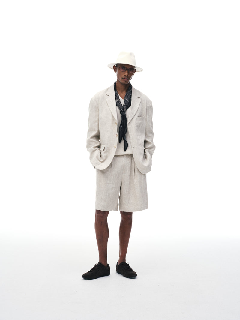 'After Hours' Pantalones cortos de lino