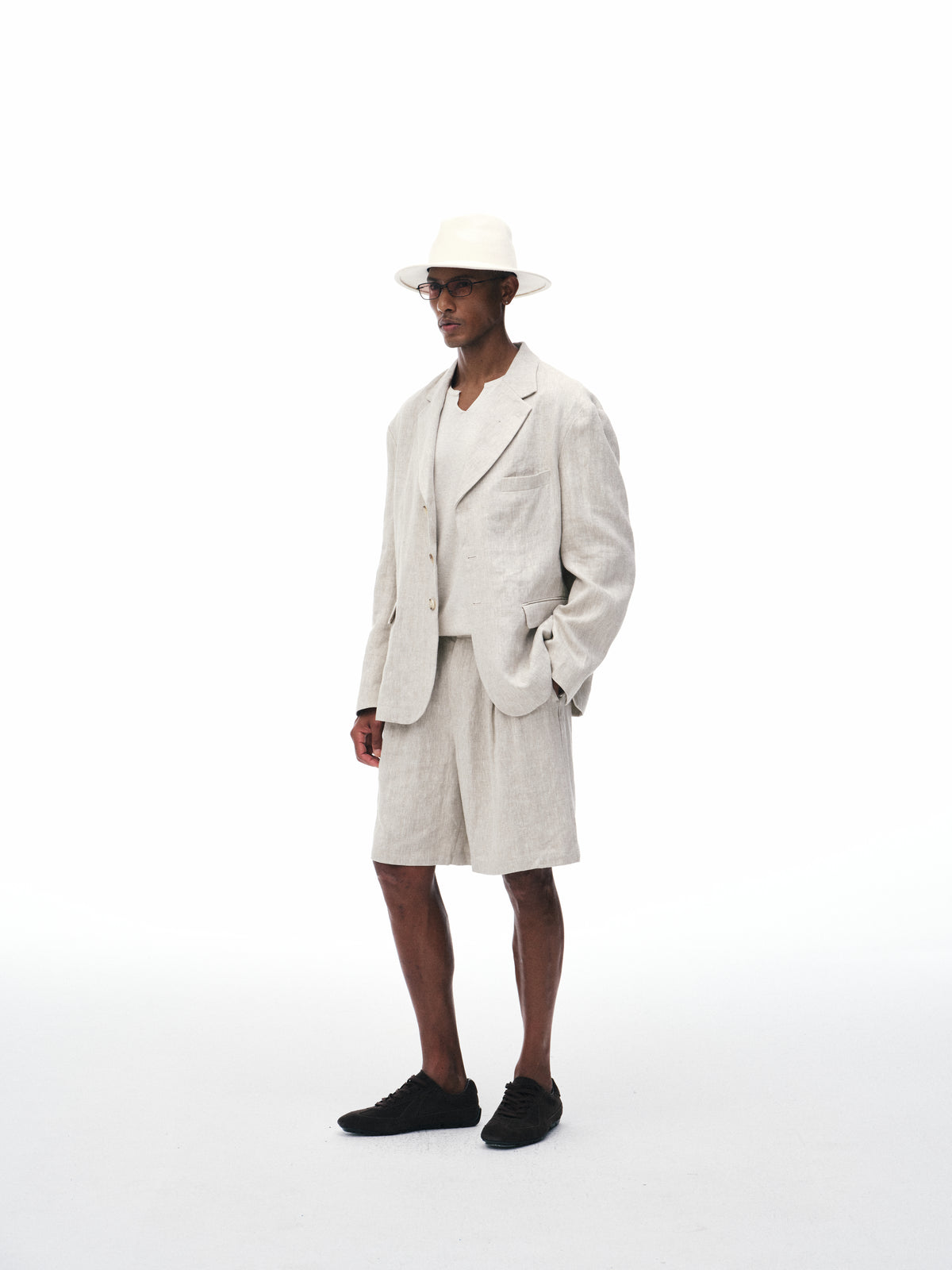 'After Hours' Linen Shorts