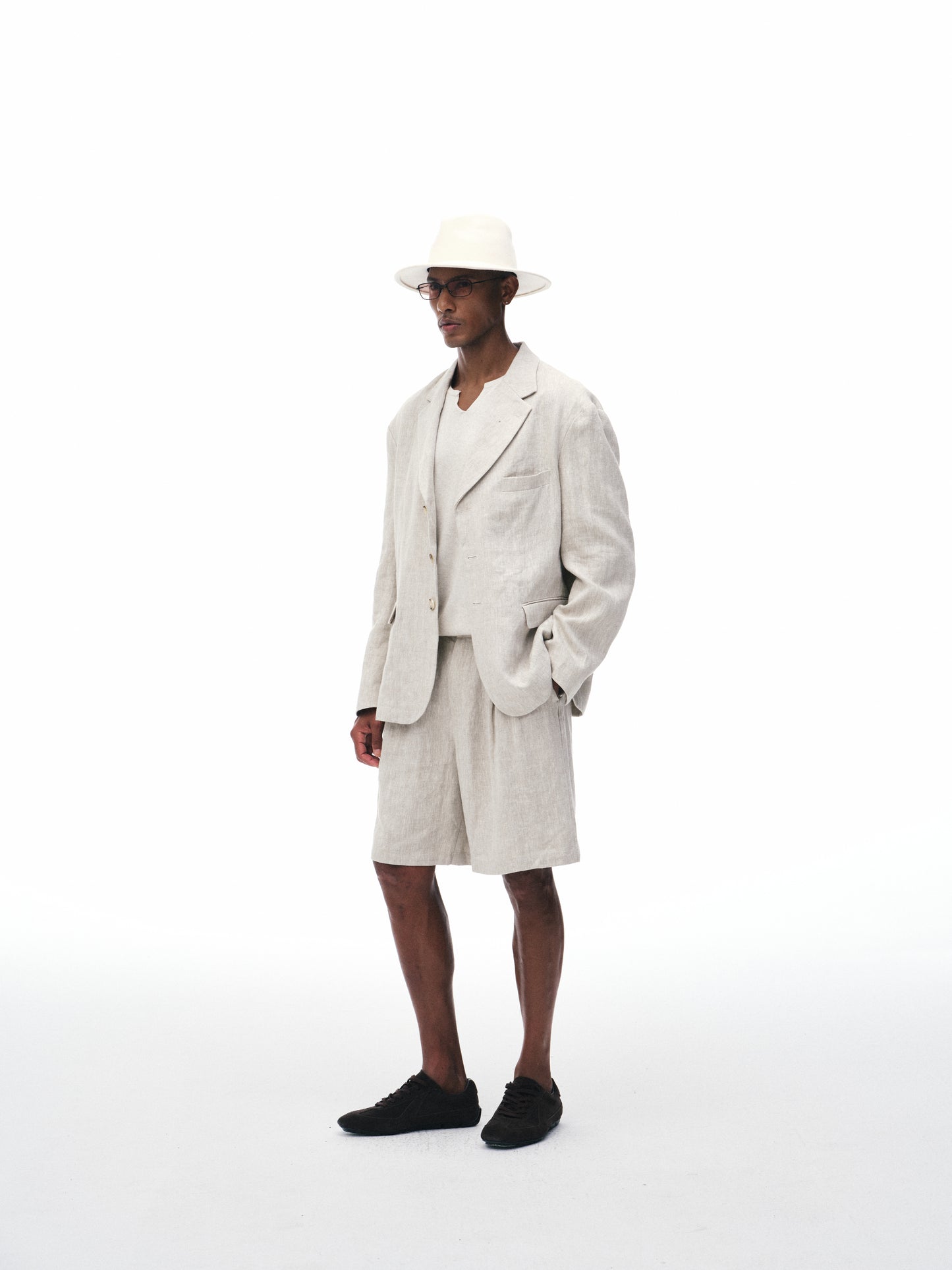 'After Hours' Linen Shorts