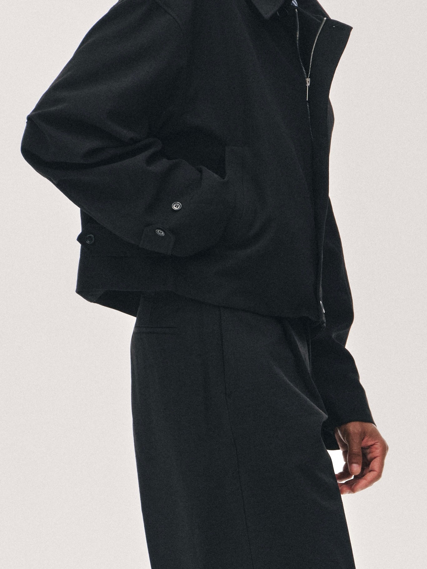 'Offline' Cropped Jacket