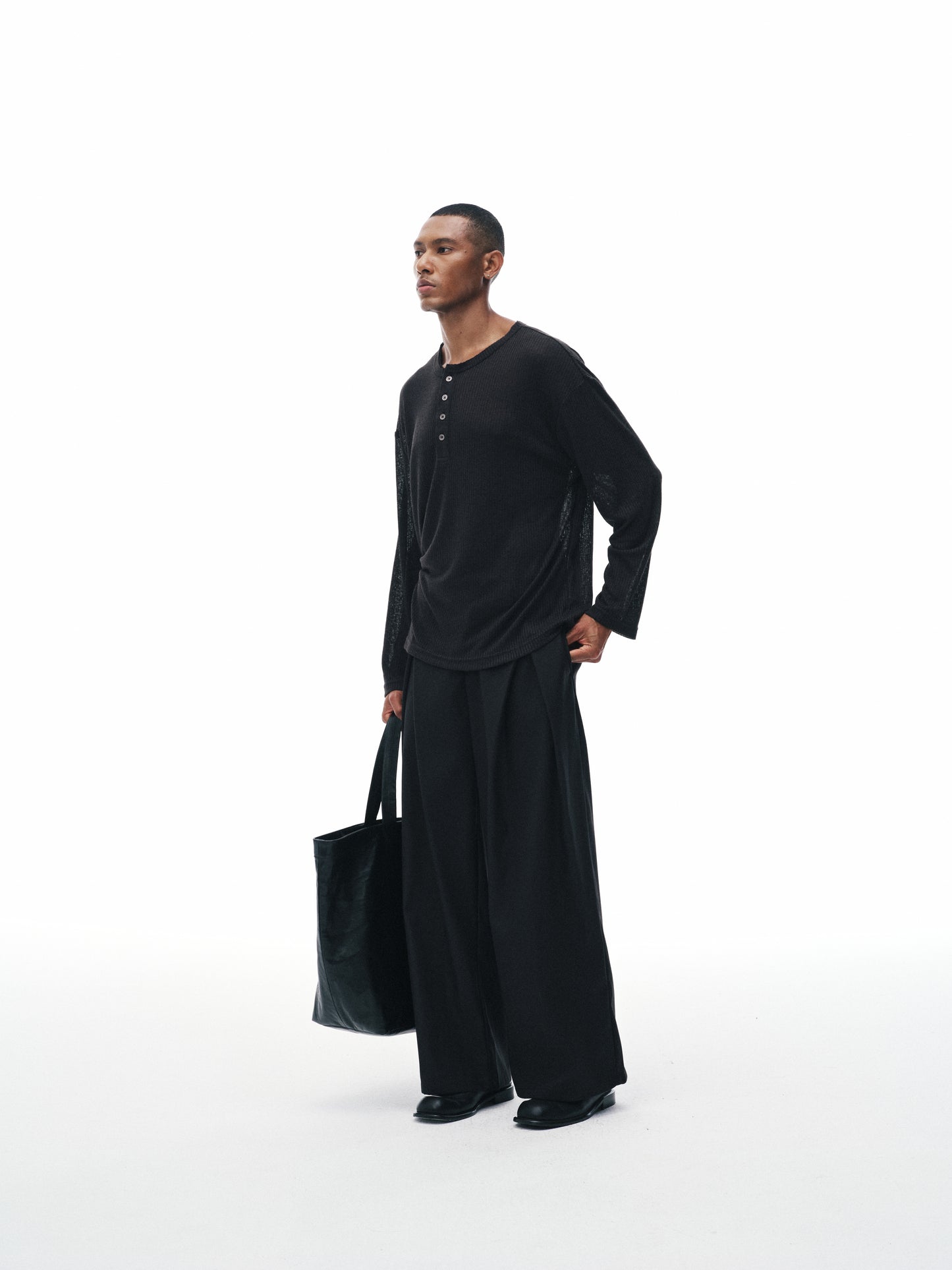 Column Pleat Trousers