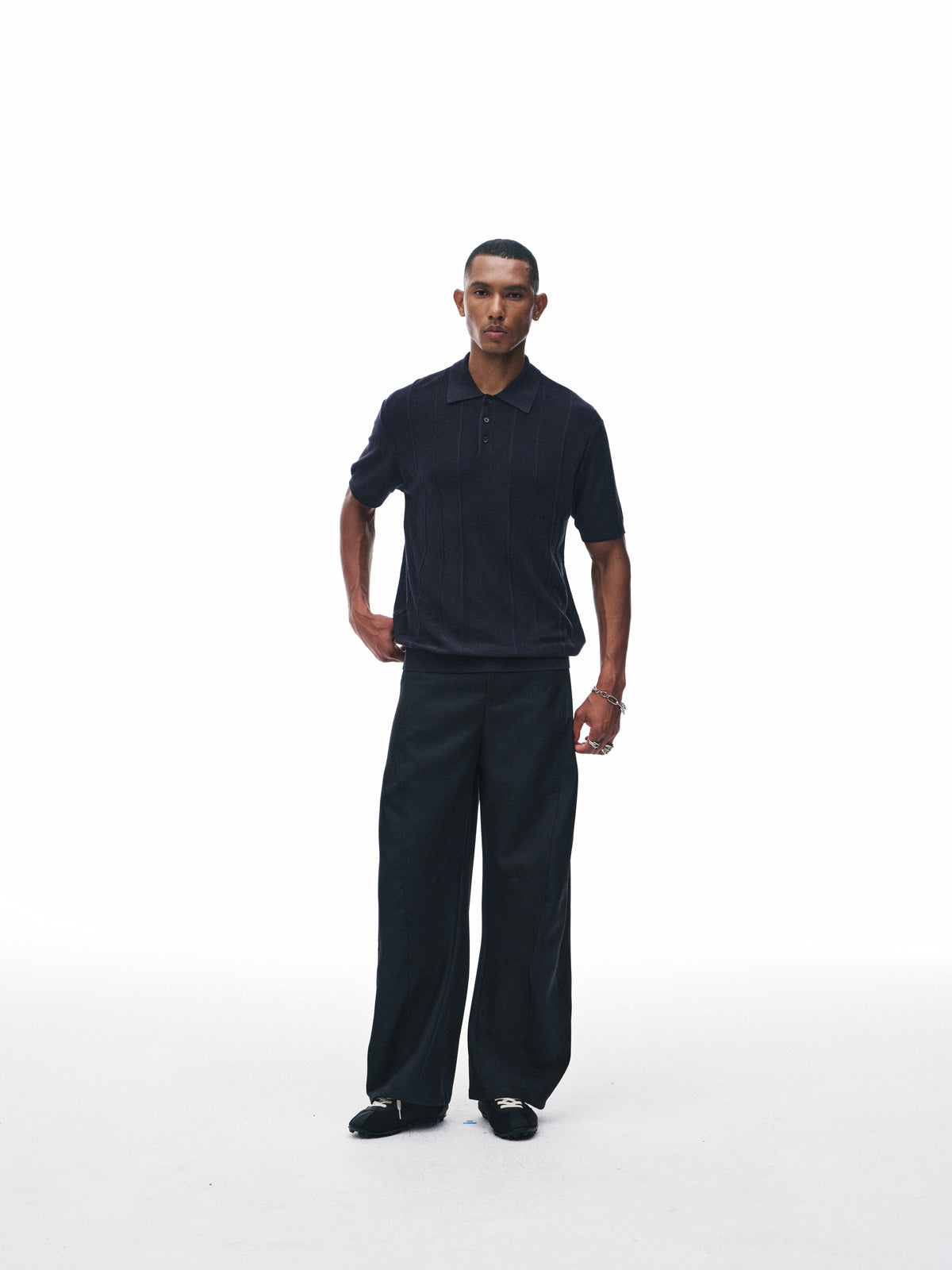 Folded Panel Trousers