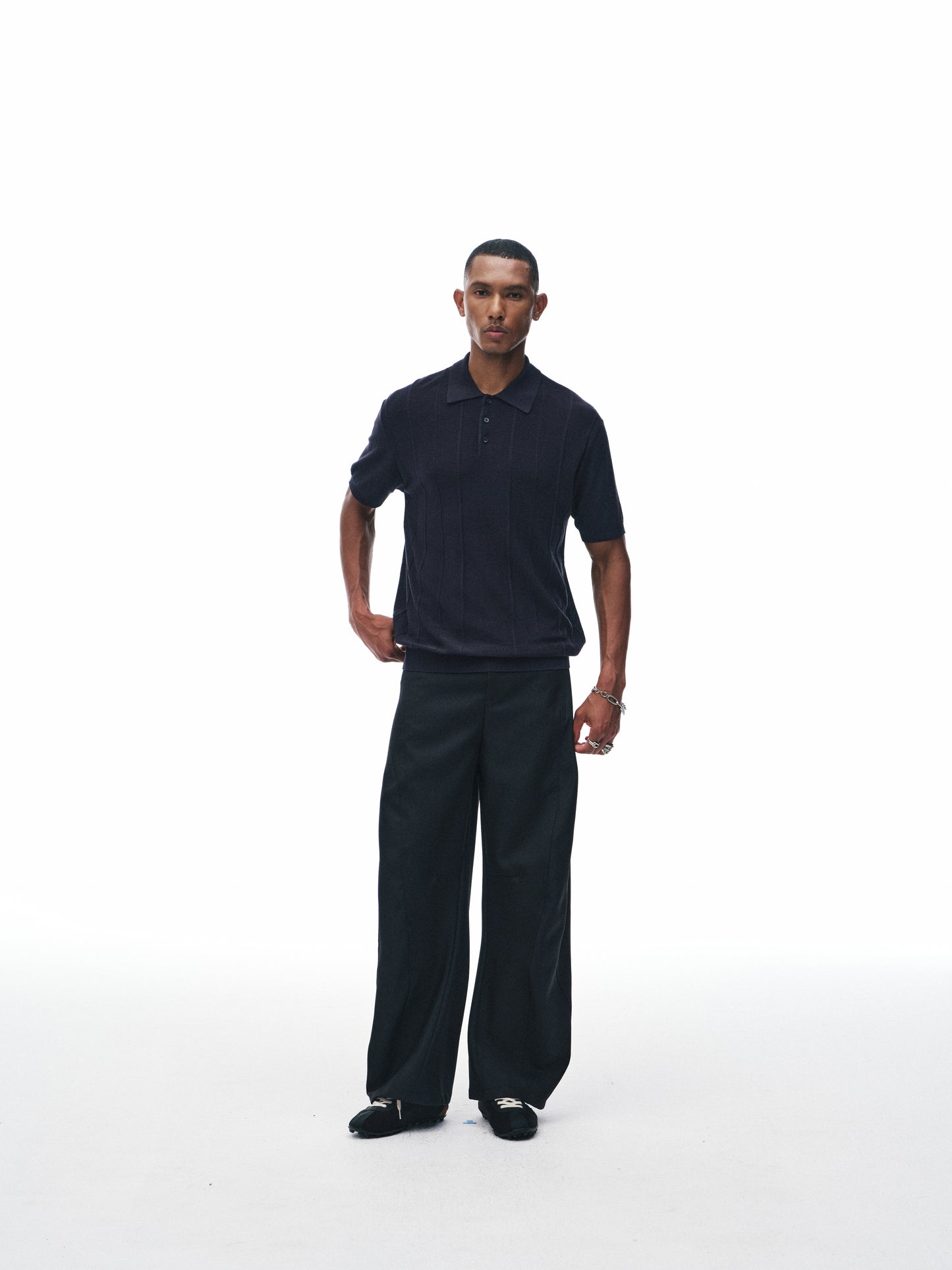 Folded Panel Trousers