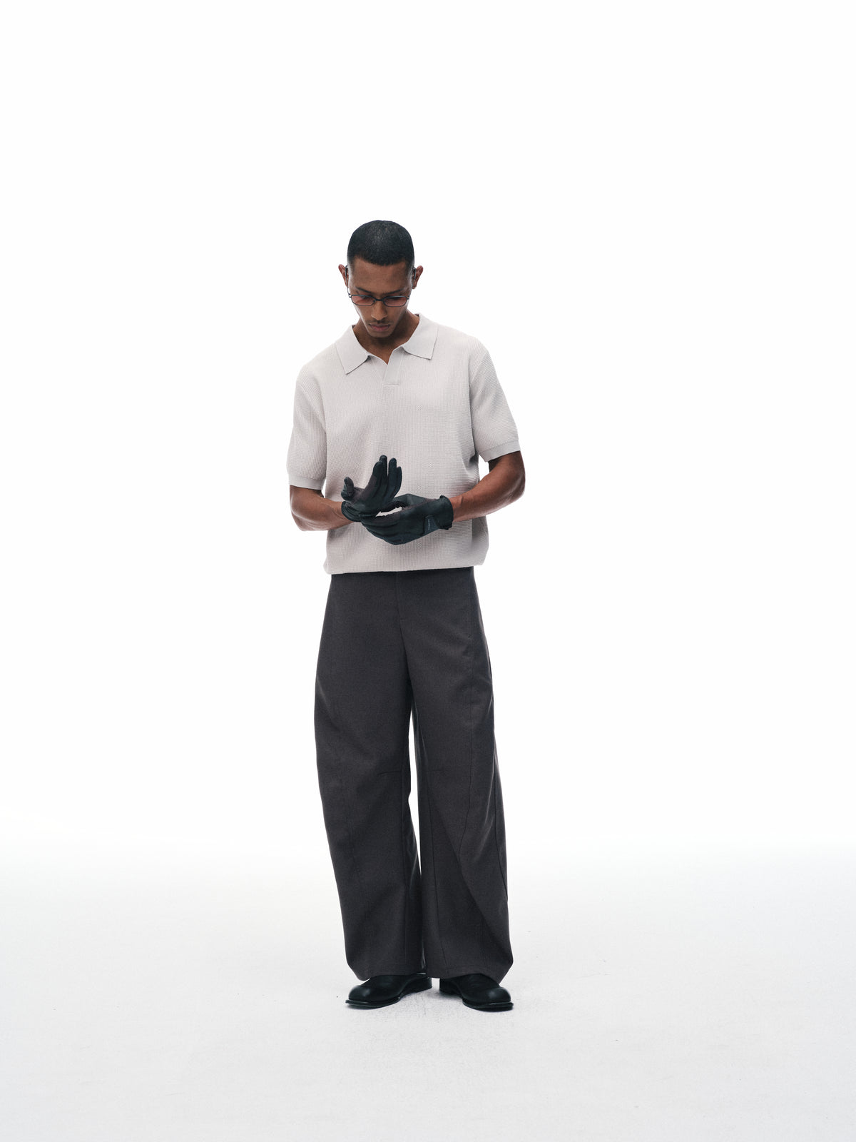 Folded Panel Trousers